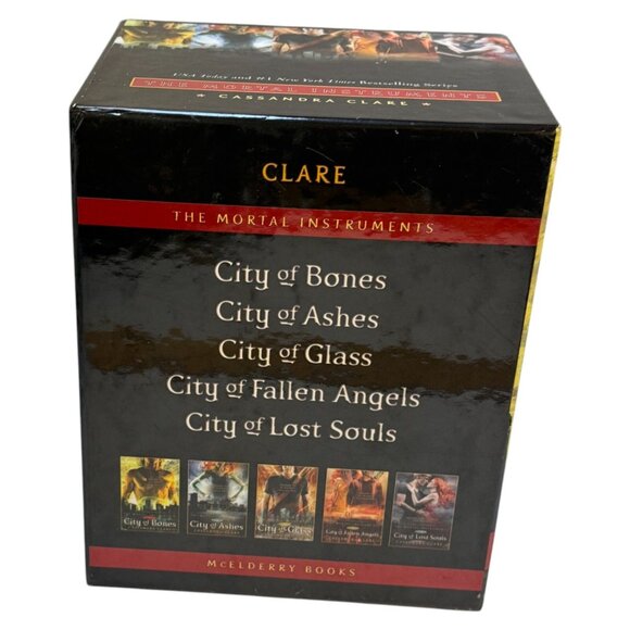 City of Bones Box Set 5 Books Cassandra Clare Mortal Instruments Series Book PB - Picture 7 of 16